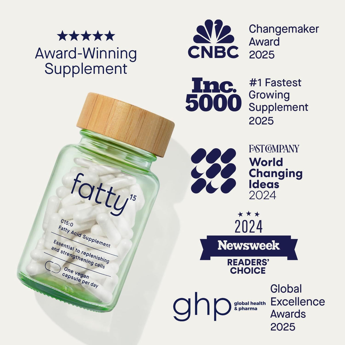 Fatty15 Daily Cellular Support 90 Capsules