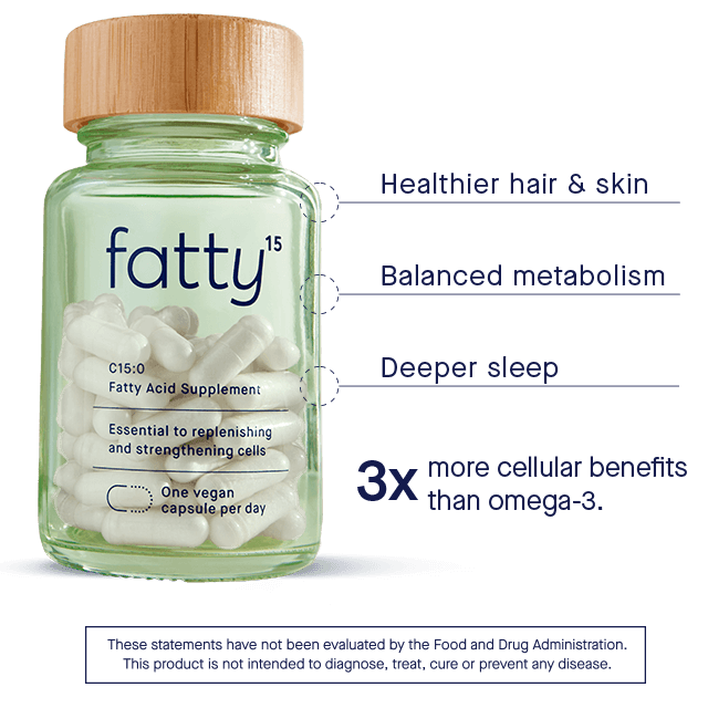 Fatty15 Daily Cellular Support 90 Capsules