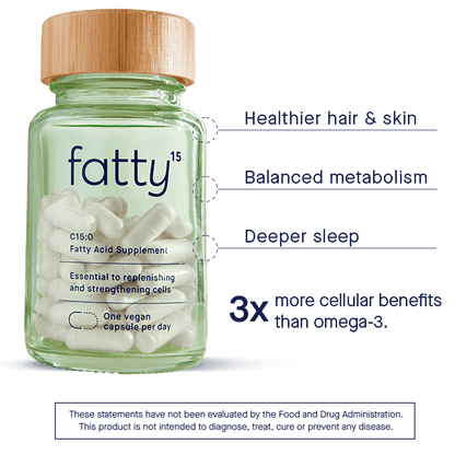 Fatty15 Daily Cellular Support 90 Capsules